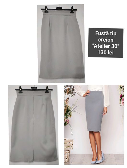 Vând fustă gri tip creion