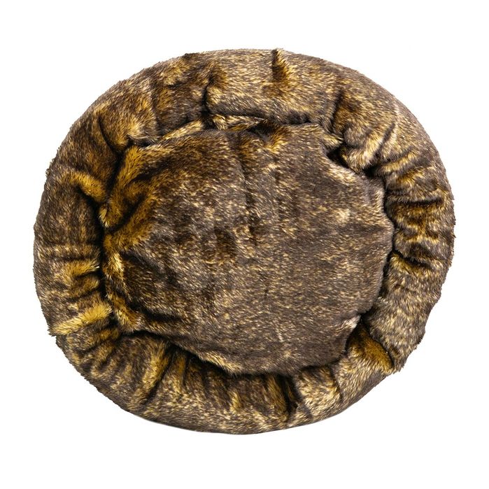 Пухкаво легло за куче/коте SARA (Жълто - Пухено , Размери M-L)