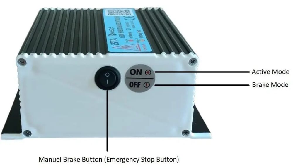 Controller MPPT hybrid eolian+solar 12v 650w