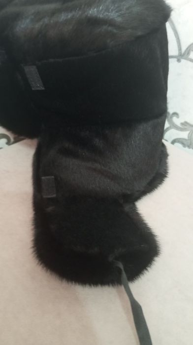 Норковая шапка ушанка