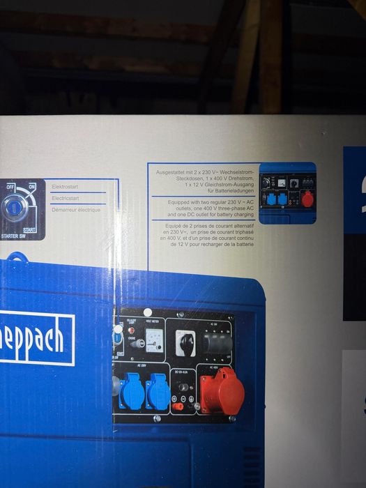 Generator rezervor de combustibil Scheppach, 5000w