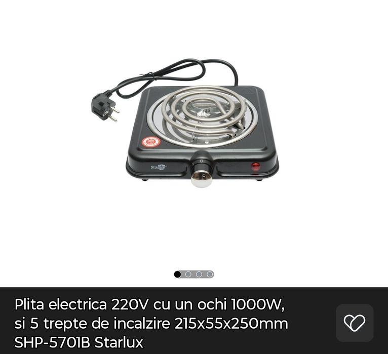 Plita electrica camping rulota