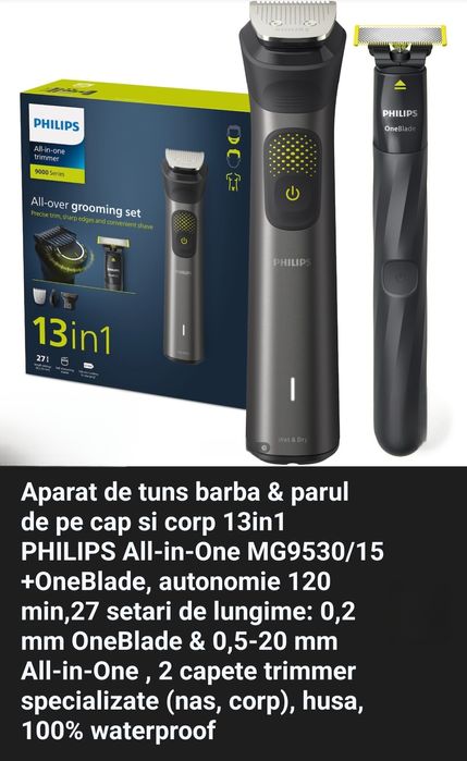 Aparat Nou Tuns/Bărbierit Philips