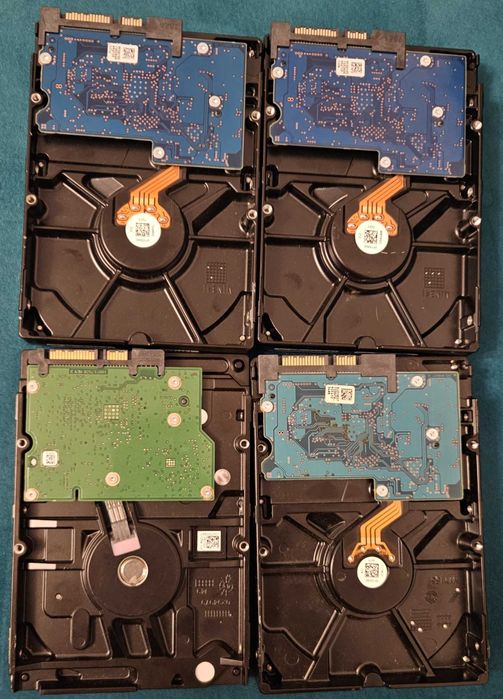 Hard-uri 1TB defecte  3x Toshiba si 1X Seagate