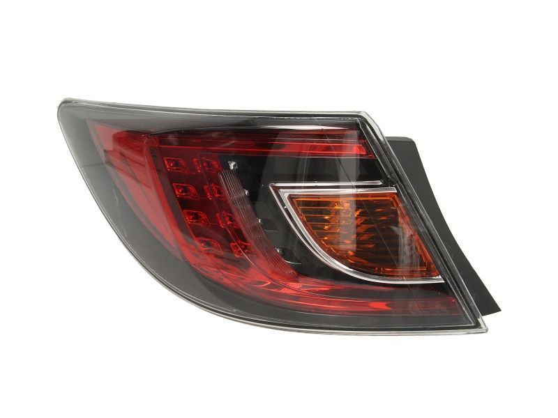 Stop spate lampa Mazda 6, Sedan/ Hatchback, spate, omologare ECE, fara suport bec, exterior, rosu, cu led, GS1F-160D; GS1F-170E; GS1F-180H, Stanga