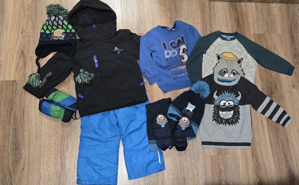 Зимни дрехи и аксесоари за 98-104