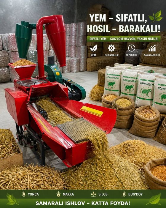 Lentalik silos drobilka katta va kichiklari mavjud asartiment keng