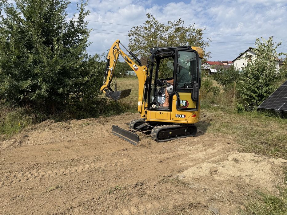 Inchiriez utilaje, miniexcavator, basculabila