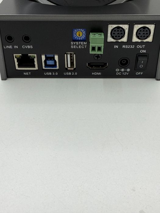 Camera video profesionala PTZOptics, 12x USB-G2 FullHD cu HDMI, USB 3.0 si IP streaming simultan, Gri