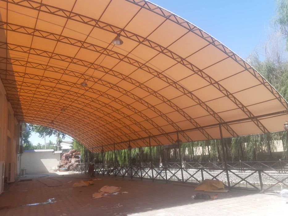 Optom narxda Banner tentlarimiz bоr õrnatamiz. установка, тенть банера