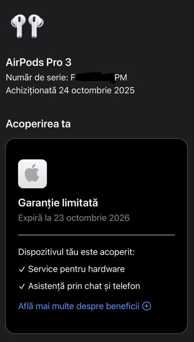 AirPods Pro 3  NOI, SIGILATE