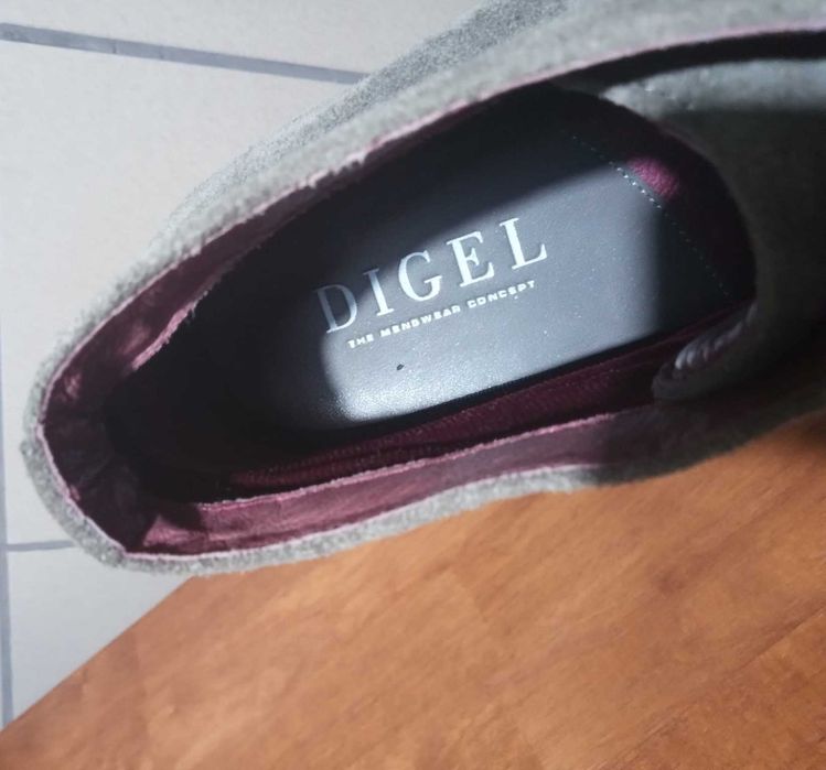 Ghete bărbați Digel, piele întoarsă, mărimea 44