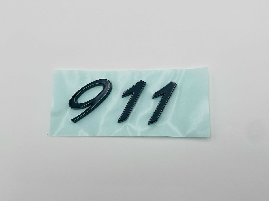 Emblema Compatibila PORSCHE 911 negru