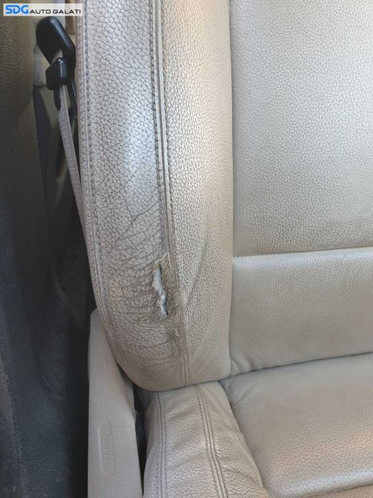 Interior Piele Crem cu Incalzire Scaune Fata si Bancheta Spate Sezut cu Spatar BMW Seria 5 F11 2009 - 2017 [C5278] [C5279] [C5280]