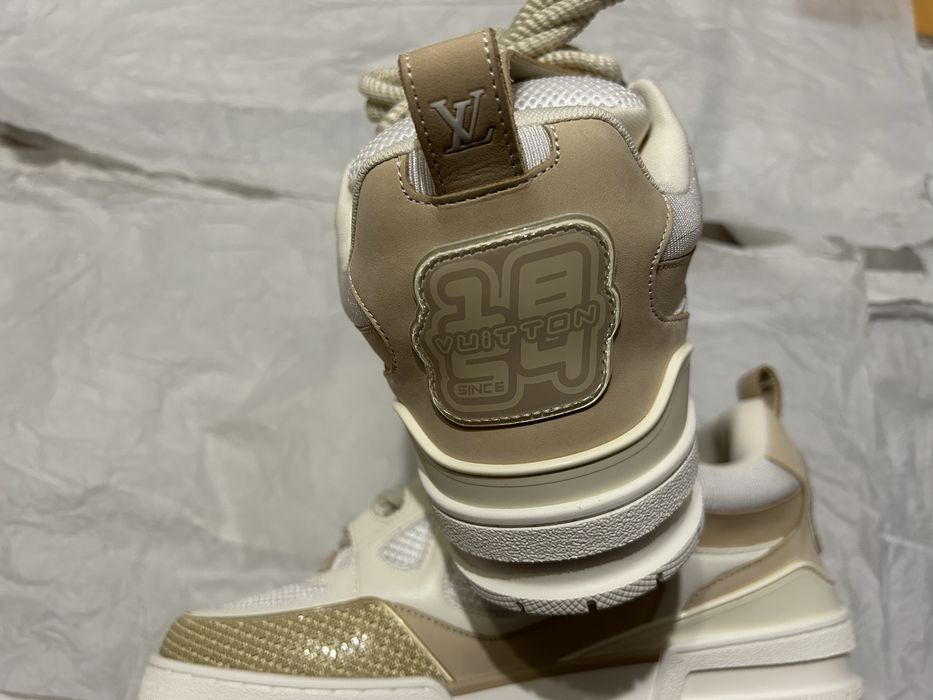 Adidasi Louis Vuitton Skate Beige