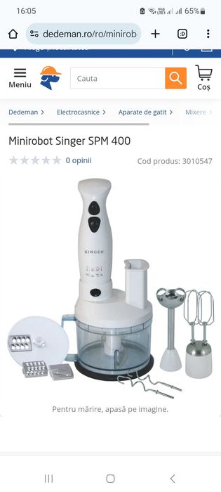 Rasnita mixer tocator  silvercrest, piese blender singer spm 400