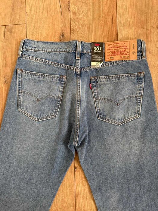 Nou Levi's 501 W33 L34 M barbati blugi slim fit