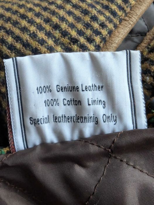 Geacă vintage din piele naturală