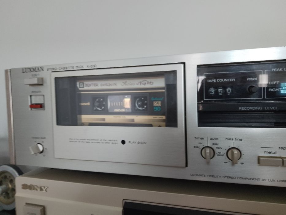 Deck Luxman K 230/Culoare gold. Frumusețe.