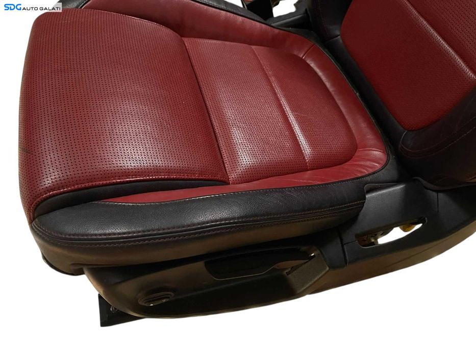 Scaun Stanga Fata Sofer Piele Rosu Negru Jaguar XF X260 2015 - 2024 [B4764]