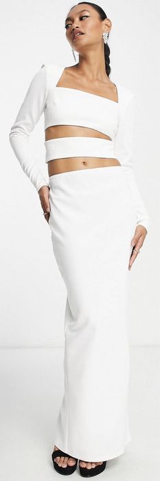 Rochie alba lunga ASOS