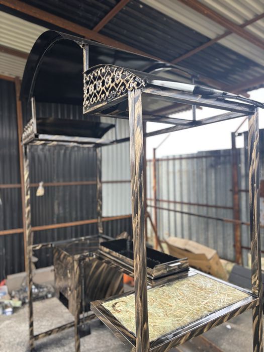 Мангал беседка казан