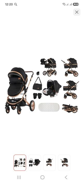 Коляска 3в 1 в отличном состоянии