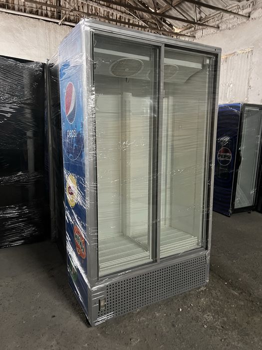 Vitrină Frigorifică Verticală Dublă 120x70x210 cm | LED | Răcire Ventilată | R290 | Magazin/Băuturi