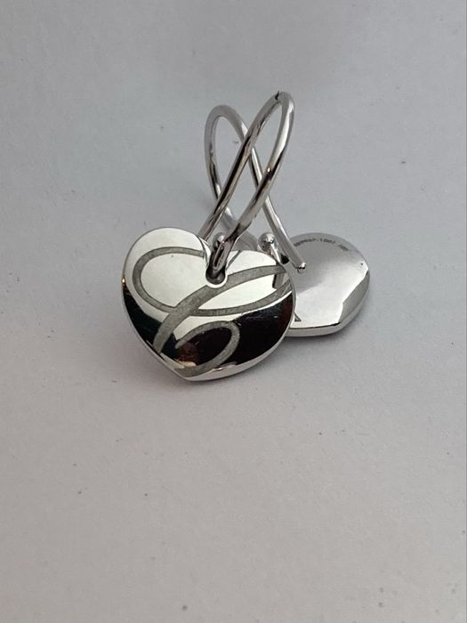 Cercei aur alb Chopard