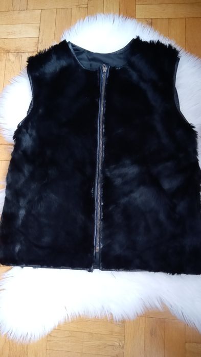 Дамски елек с естествен косъм