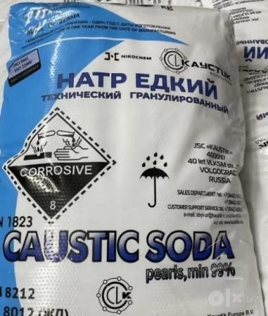 kaustik soda rosiski  Каустическая сода русский