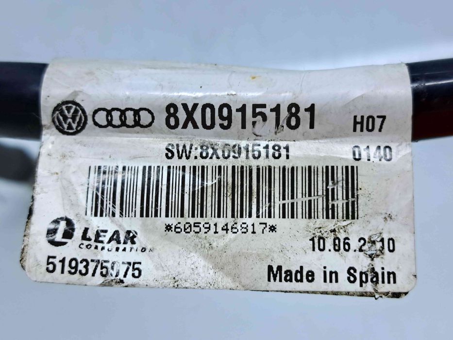 Borna baterie (-) Audi A4 (8K5, B8) Avant [Fabr 2008-2015] 8X0915181