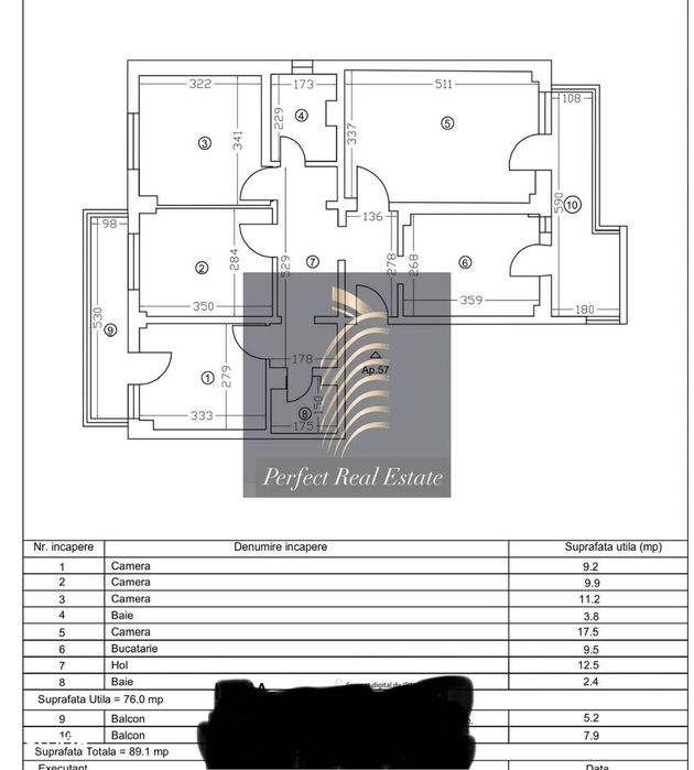 faleza Nord 4 camere decomanadat etaj 2