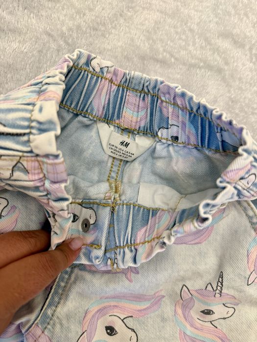 H&M Zara 4бр дънкови панталони и поли 116см 5/6г
