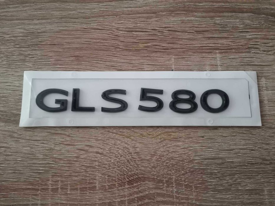 черен надпис нов стил Mercedes Benz GLS 580