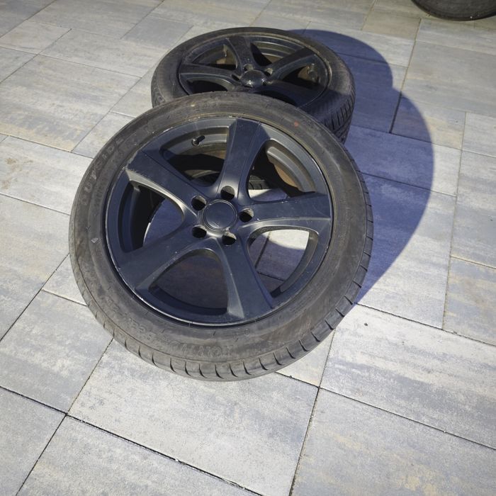Jante VW Passat -R17 cu prindere  5x112 anvelope vara foarte bune 215/50/R17