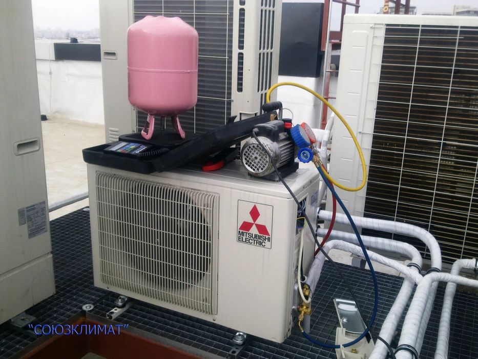 Заправка бытового кондиционера, обслуживание, чистка, установка !