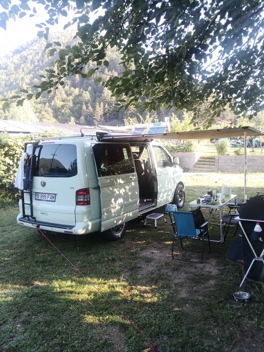 VW MULTIVAN Highline T5, 2005, 2.5 TDI, 131 HP, accesorizat camper