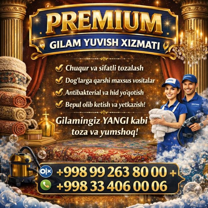 Gilam yuvish/Стирка ковров Mebel yuvish Parda korpa va adyollar yuvish