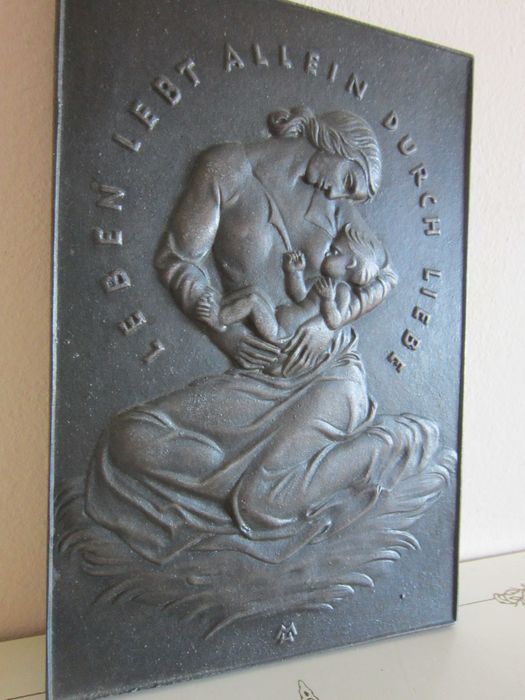 cadou rar Dragoste de mama semnata H.Moshage 1930