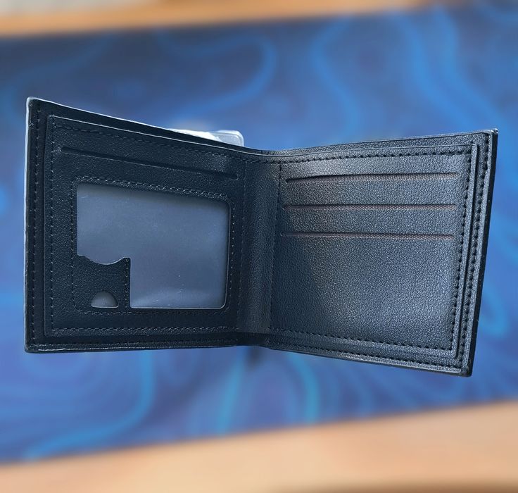 Стилен Кожен Портфейл, Черен