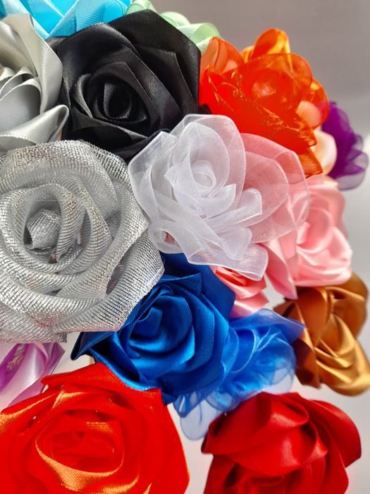 Сатенени рози за вашите проекти