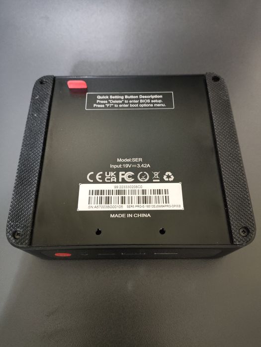 Ryzen 7 5700u/16gb/512ssd Мини ПК