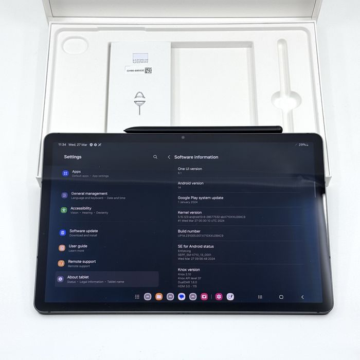 Tableta Samsung Tab S9 Graphite | 128GB | 8GB RAM | S Pen | Factura + Garantie | Pret Fix | ID009