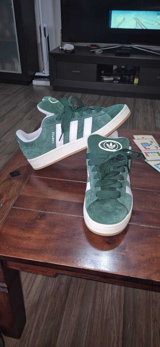 Adidas Campus 00s Dark Green / Verde - Mărimea 42 2/3 (Noi/Excelenți)