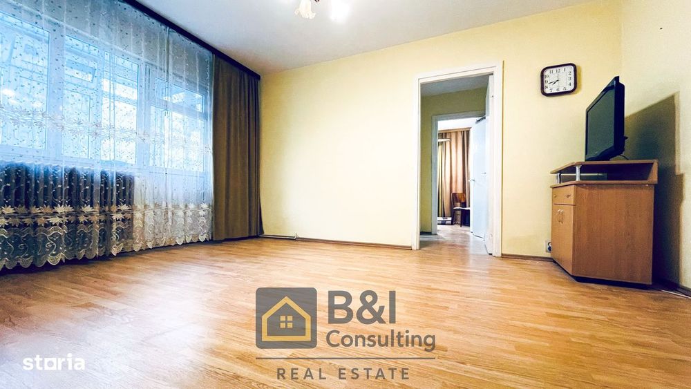 Apartament 2 camere | Podul Roș | 50 mp + balcon | 0% Comision