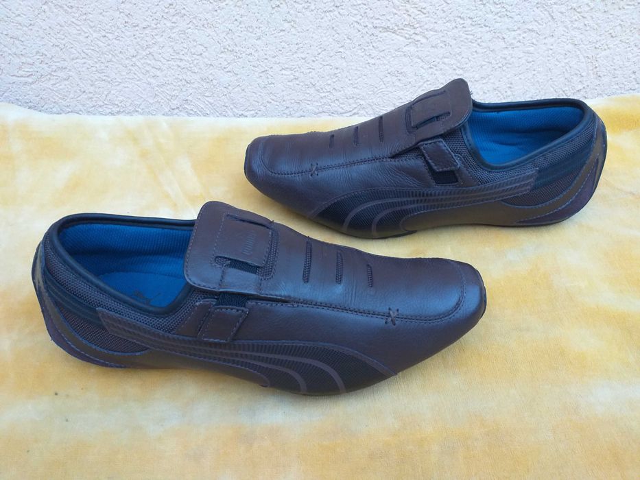 pantofi sport maro adidasi piele puma marimea 42.5