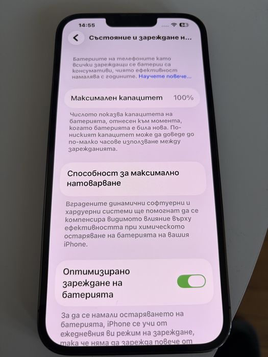 iPhone 13 pro max 100% battery