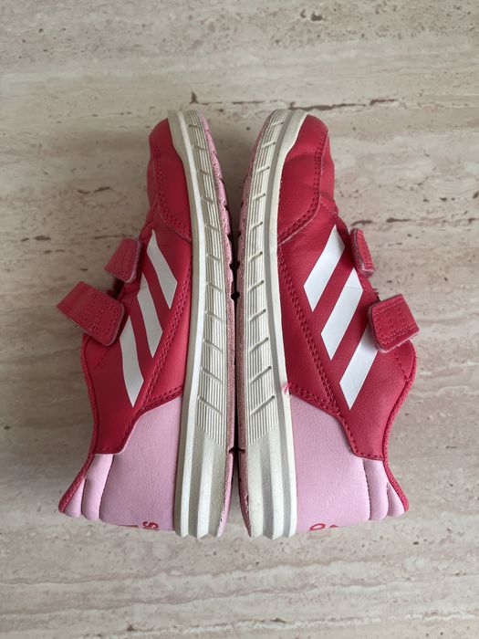 Vand adidasi copii cu scai Adidas Altasport CF din piele marimea 31 1/2 interior 19 cm