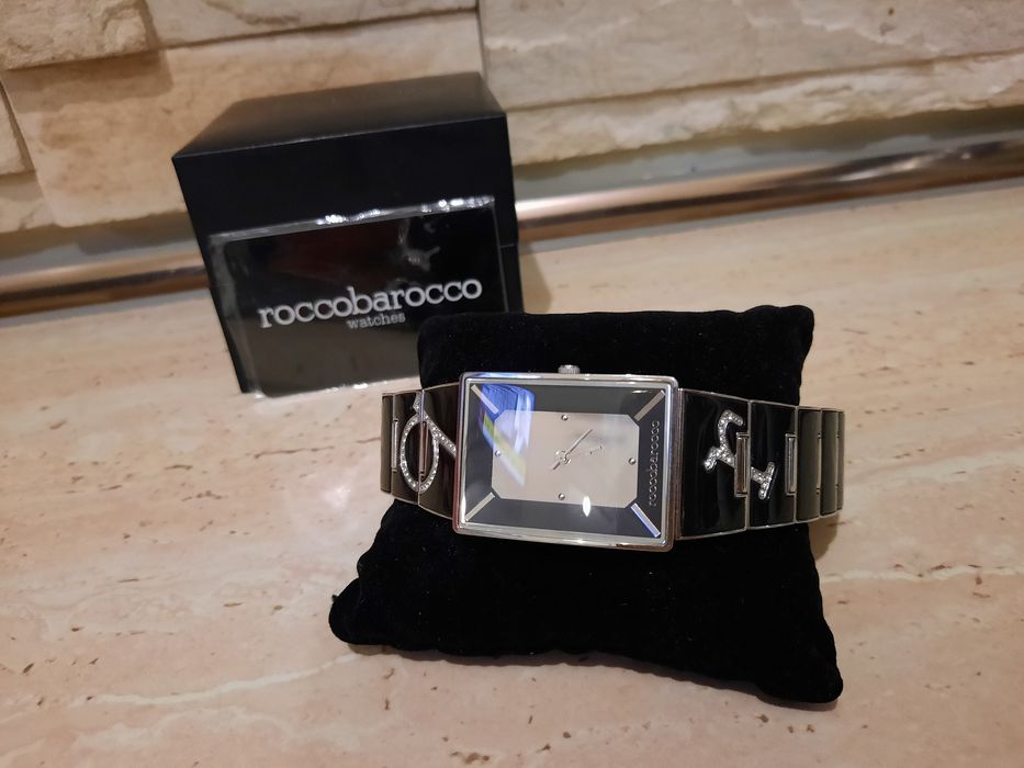 Ceas roccobarocco nou, cristale Svarowski